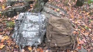 ACU MOLLE II and FILBE Rucksack  Comparison  The Outdoor Gear Review [upl. by Faustina75]