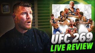 UFC 269 Live Breakdown and Review [upl. by Aicinat]