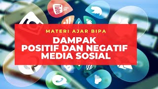 Dampak Positif dan Negatif Media Sosial Media Pembelajaran BIPA SAYEMBARABIPA2020 [upl. by Warfore]