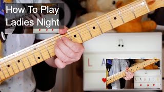 Ladies Night Kool amp The Gang Guitar amp Bass Lesson [upl. by Dibbell]