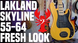 Lakland Skyline 5564 LOG Edition PBass  Ultimate 5 String Precision  LowEndLobster Fresh Look [upl. by Keele]