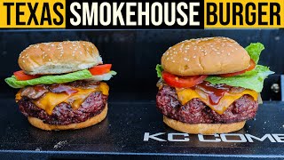 Texas SmokeHouse Burgers in the Pit Boss KC Combo [upl. by Hokanson]