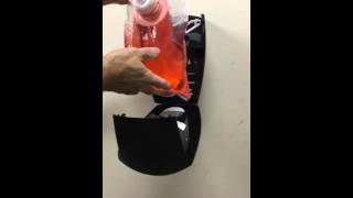 Foaming Hand Soap and Sanitizer Dispenser Instructions 0316 [upl. by Ahsiat]