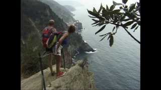 Cinque Terre hike from Monterosso to Vernazza Italy [upl. by Ahsekat]