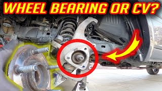 How to Diagnose Wheel Bearing or CV Joint Vibration Humming Noise [upl. by Renba]