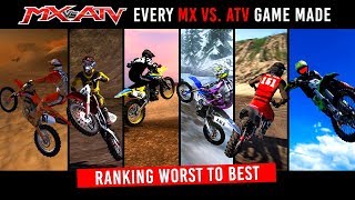 Every MX vs ATV Game  Ranking From Worst to Best [upl. by Jaan650]