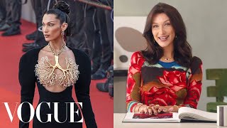 Bella Hadid Breaks Down 15 Looks From 2015 to Now  Life in Looks  Vogue [upl. by Lohman]