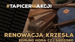 Jak tapicerować  jak z zmienić obicie  Krzesło Homa  DIY [upl. by Paton30]