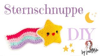 Sternschnuppe häkeln 💫Do it Yourself by justMiko [upl. by Lebatsirhc49]