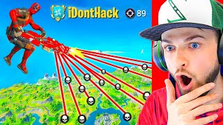 AIMBOT HACKER in Fortnite is INSANE CRAZY HACKS [upl. by Esmaria]