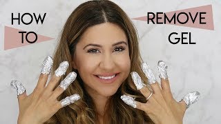 How To Remove Gel Nail Polish At Home With NO Damage [upl. by Garrison406]