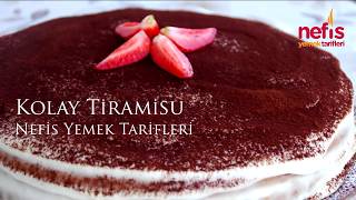 Kolay Tiramisu  Nefis Yemek Tarifleri [upl. by Dnob541]