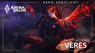 Veres Hero Spotlight  Gameplay  Arena of Valor  TiMi [upl. by Lash]