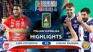 Cucine Lube Civitanova vs Consar RCM Ravenna  Highlights  Italian Superliga  HD [upl. by Neirod]