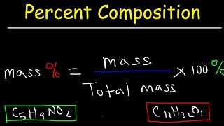 Percent Composition By Mass [upl. by Naujahs]