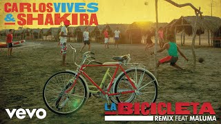 Carlos Vives Shakira  La Bicicleta RemixCover Audio ft Maluma [upl. by Florinda512]