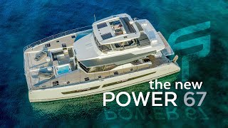 Power 67 a luxury power catamaran amp a true experience of refinement by Fountaine Pajot [upl. by Knarf515]