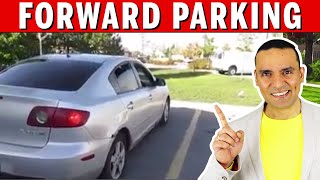 FORWARD PARKING Made EASY  How to Forward Park a car  Easy Forward Stall Parking  Toronto Drivers [upl. by Keener817]