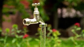 How to Make a FLOATING Faucet Fountain  DIY Project [upl. by Zitah778]