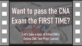 Online CNA Test Prep Course Tour by 4YourCNA [upl. by Descombes]