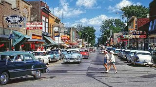 Main Street USA in the 1950s  Life in America [upl. by Justicz]