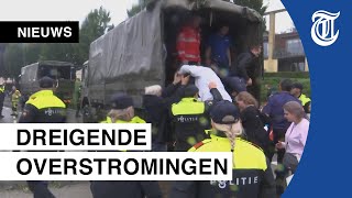 KIJK TERUG Evacuatie in Valkenburg om wateroverlast [upl. by Ayekal]