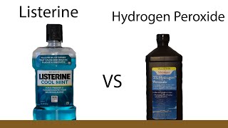 Petri Dish  Mouthwash vs Hydrogen Peroxide [upl. by Ennovart]