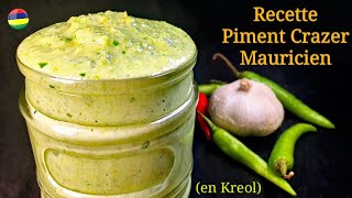 Recette Piment Crazer Mauricien en Kreol 🇲🇺 [upl. by Vevine842]