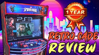 50inch 4 Player RetroCade Elite Custom ONE YEAR REVIEW‼️ [upl. by Samale]