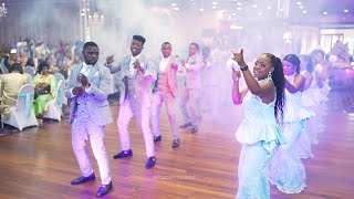 Beautiful Congolese Wedding Entrance Dance Ye Wana Newport KY [upl. by Yank]