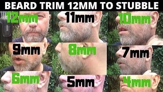 Trim Beard and Compare Each Length 12mm  4mm [upl. by Huskamp]