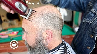 The Best Haircut for Balding Men  CxBB VIP [upl. by Ontine]