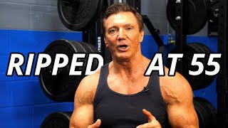 Keys to Looking Muscular amp Ripped at 55 Years Old [upl. by Timotheus707]