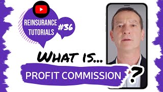 ✅ What is profit commission  Reinsurance tutorials 36 [upl. by Keir]