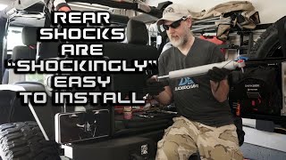 Skyjacker Suspension M95 Rear Shocks Shockingly Easy To Install [upl. by Corbin826]