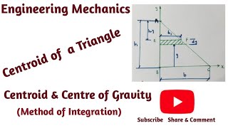 Lecture 5 Centroid of a Triangle [upl. by Amathist]