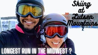 Skiin Skiout at LUTSEN MOUNTAINS  Only GONDOLA in the MIDWEST  LONGEST run  AwayWeGo Vlog [upl. by Nilam349]