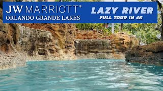 A Full 4K Tour of the JW Marriott Orlando Grande Lakes Lazy River  Luxury Resort Close to Disney [upl. by Abran]