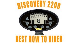 Discovery 2200 Bounty Hunter Metal Detector Review Demonstration and How to Setup Tutorial [upl. by Quent273]