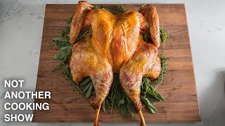 the easiest THANKSGIVING TURKEY in 90 MINUTES OR LESS [upl. by Adel]