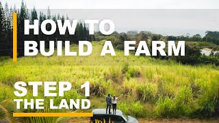 THE FARMSTEAD HAWAII  How To Build A Farm From Scratch  Episode 1 THE LAND [upl. by Ailyt]