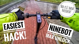 How to EASY HACK the NINEBOT MAX with just your PHONE  XIAOFLASHER APP amp SCOOTERHACKINGorg [upl. by Lillie]