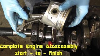 How to Disassemble an Engine Step by Step [upl. by Llennahs]