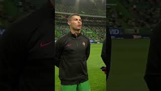 Ronaldo Singing National Anthem Of Portugal [upl. by Swagerty]