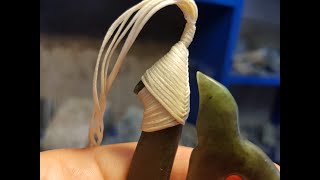 How to Tie a Maori Fish Hook Snood Lashing [upl. by Silisav]