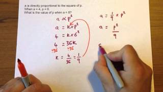 Directly proportional to the square [upl. by Kwan]