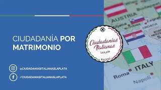 ¿Cómo obtener la ciudadania italiana por matrimonio [upl. by Quiteria]