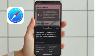 How to Hide Safari Privacy Report from Start Page in iOS 16 on iPhone and iPad [upl. by Ida137]