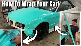 TIPS AND TRICKS FOR WRAPPING YOUR OWN CAR FOR BEGINNERS [upl. by Corbet77]