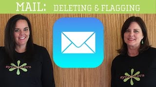 iPhone  iPad Mail  Deleting amp Flagging emails [upl. by Camille]